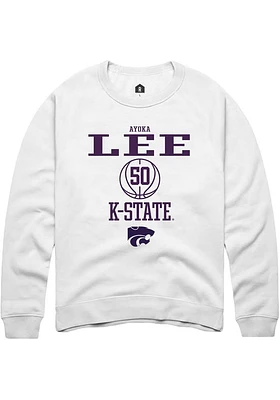 Ayoka Lee Rally K-State Wildcats Mens NIL Sport Icon Long Sleeve Crew Sweatshirt