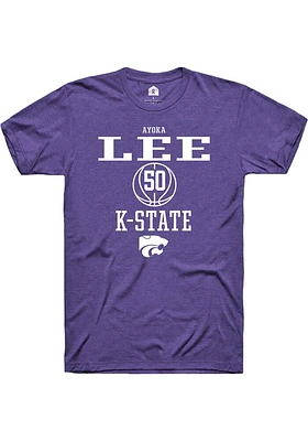 Ayoka Lee  K-State Wildcats Purple Rally NIL Sport Icon Short Sleeve T Shirt