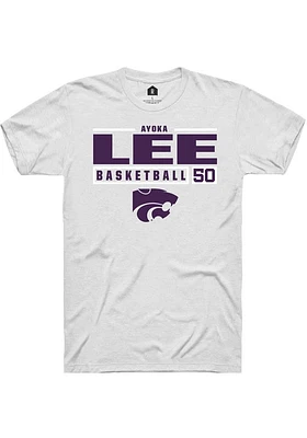 Ayoka Lee K-State Wildcats Rally NIL Stacked Box Short Sleeve T Shirt