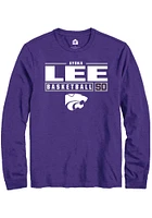 Ayoka Lee K-State Wildcats Rally NIL Stacked Box Long Sleeve T Shirt