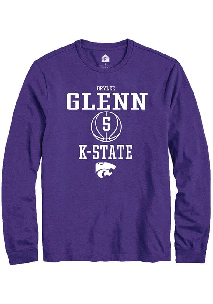 Brylee Glenn K-State Wildcats Rally NIL Sport Icon Long Sleeve T Shirt
