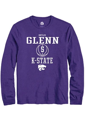 Brylee Glenn K-State Wildcats Rally NIL Sport Icon Long Sleeve T Shirt