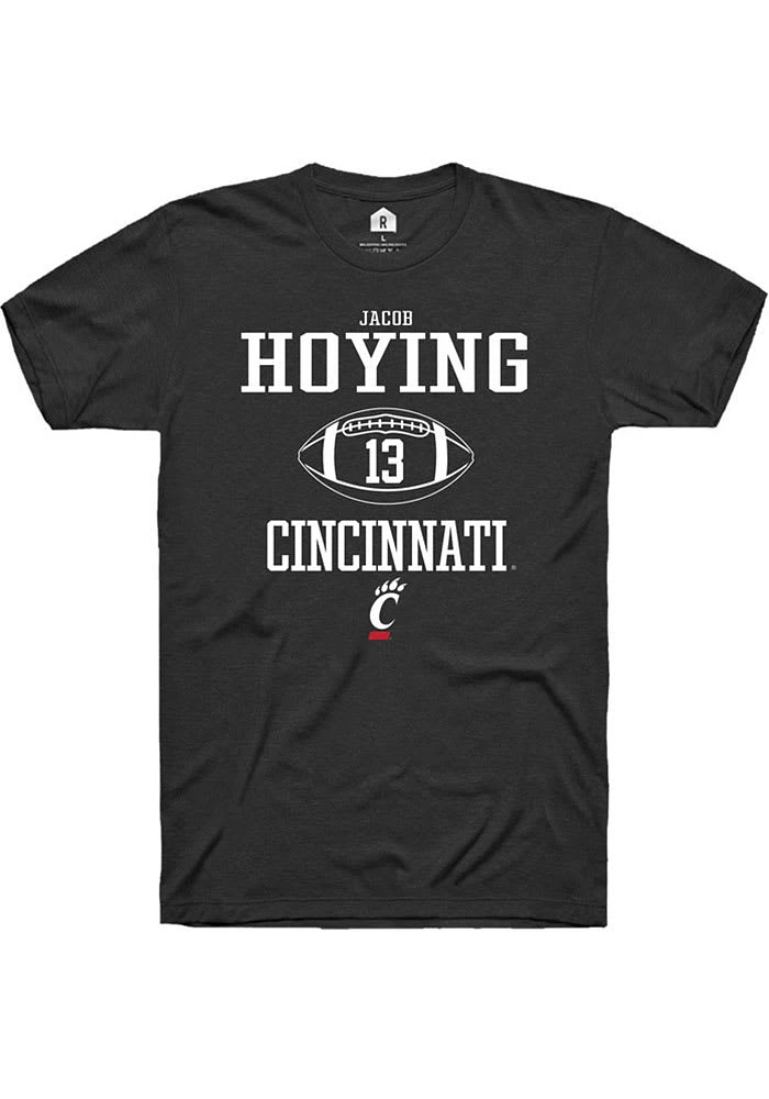 Jacob Hoying Cincinnati Bearcats Rally NIL Sport Icon Short Sleeve T Shirt