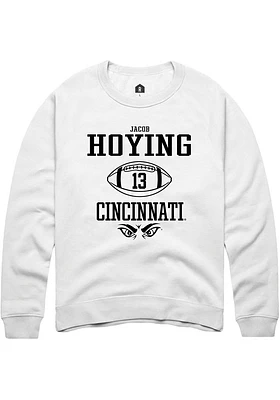 Jacob Hoying Rally Cincinnati Bearcats Mens NIL Sport Icon Long Sleeve Crew Sweatshirt