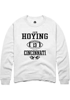 Jacob Hoying Rally Cincinnati Bearcats Mens NIL Sport Icon Long Sleeve Crew Sweatshirt