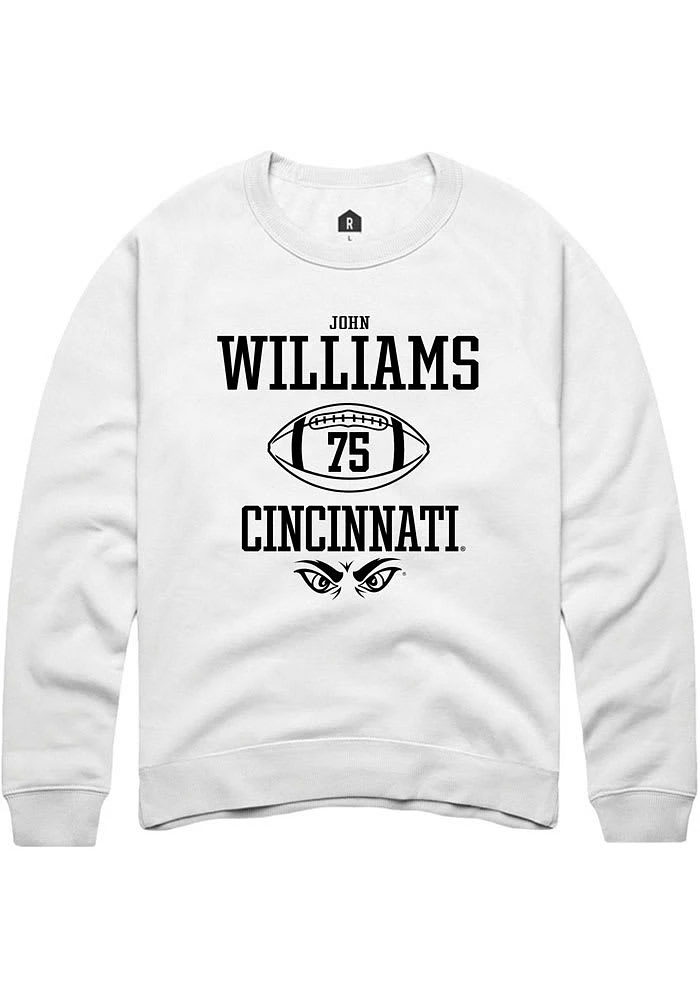 John Williams Rally Cincinnati Bearcats Mens NIL Sport Icon Long Sleeve Crew Sweatshirt