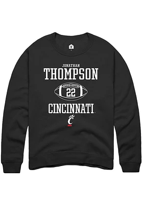 Jonathan Thompson Rally Cincinnati Bearcats Mens NIL Sport Icon Long Sleeve Crew Sweatshi