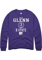 Jaelyn Glenn Rally K-State Wildcats Mens NIL Sport Icon Long Sleeve Crew Sweatshirt