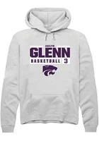 Jaelyn Glenn Rally K-State Wildcats Mens NIL Stacked Box Long Sleeve Hoodie
