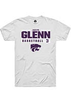 Jaelyn Glenn K-State Wildcats Rally NIL Stacked Box Short Sleeve T Shirt