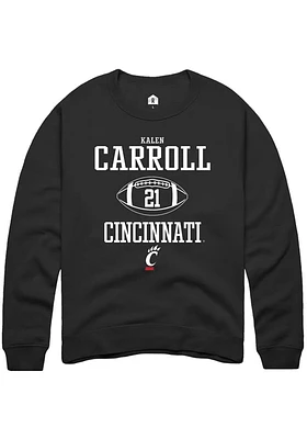 Kalen Carroll Rally Cincinnati Bearcats Mens NIL Sport Icon Long Sleeve Crew Sweatshirt