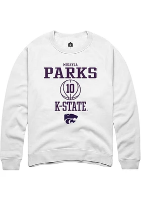 Mikayla Parks Rally K-State Wildcats Mens NIL Sport Icon Long Sleeve Crew Sweatshirt