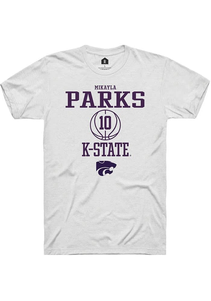 Mikayla Parks K-State Wildcats Rally NIL Sport Icon Short Sleeve T Shirt