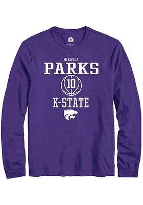 Mikayla Parks K-State Wildcats Rally NIL Sport Icon Long Sleeve T Shirt
