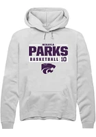 Mikayla Parks Rally K-State Wildcats Mens NIL Stacked Box Long Sleeve Hoodie