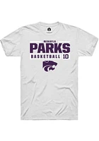 Mikayla Parks K-State Wildcats Rally NIL Stacked Box Short Sleeve T Shirt