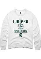 Carson Cooper Rally Michigan State Spartans Mens NIL Sport Icon Long Sleeve Crew Sweatshirt