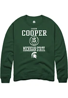 Carson Cooper Rally Michigan State Spartans Mens NIL Sport Icon Long Sleeve Crew Sweatshirt