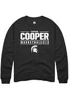 Carson Cooper Rally Michigan State Spartans Mens NIL Stacked Box Long Sleeve Crew Sweatshir