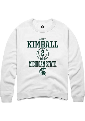 Abbey Kimball Rally Michigan State Spartans Mens NIL Sport Icon Long Sleeve Crew Sweatshirt