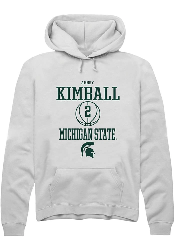 Abbey Kimball Rally Michigan State Spartans Mens NIL Sport Icon Long Sleeve Hoodie