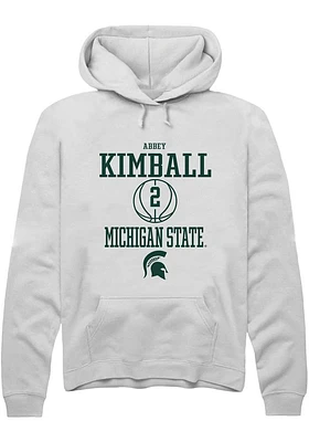 Abbey Kimball Rally Michigan State Spartans Mens NIL Sport Icon Long Sleeve Hoodie
