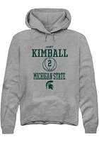 Abbey Kimball  Rally Michigan State Spartans Mens Graphite NIL Sport Icon Long Sleeve Hoodie
