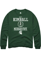 Abbey Kimball Rally Michigan State Spartans Mens NIL Sport Icon Long Sleeve Crew Sweatshirt