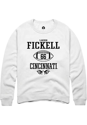 Landon Fickell Rally Cincinnati Bearcats Mens NIL Sport Icon Long Sleeve Crew Sweatshirt