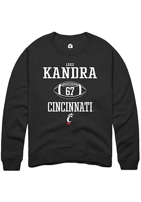 Luke Kandra Rally Cincinnati Bearcats Mens NIL Sport Icon Long Sleeve Crew Sweatshirt