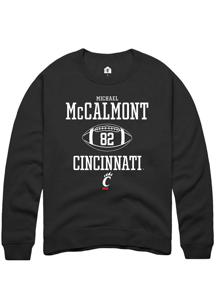 Michael McCalmont Rally Cincinnati Bearcats Mens NIL Sport Icon Long Sleeve Crew Sweatshirt