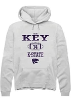 Alex Key Rally K-State Wildcats Mens NIL Sport Icon Long Sleeve Hoodie