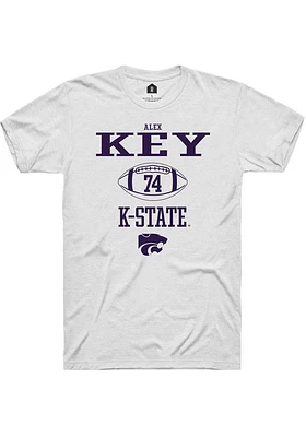 Alex Key K-State Wildcats Rally NIL Sport Icon Short Sleeve T Shirt