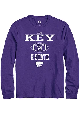 Alex Key K-State Wildcats Rally NIL Sport Icon Long Sleeve T Shirt