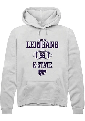 Andrew Leingang Rally K-State Wildcats Mens NIL Sport Icon Long Sleeve Hoodie
