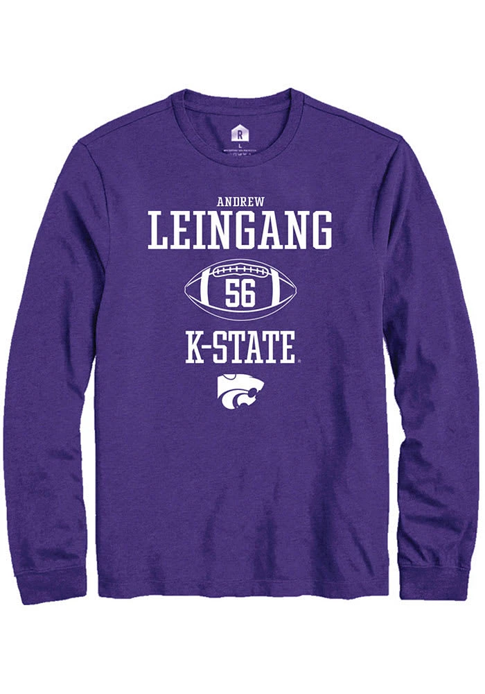 Andrew Leingang K-State Wildcats Rally NIL Sport Icon Long Sleeve T Shirt