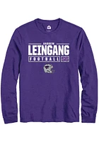 Andrew Leingang K-State Wildcats Rally NIL Stacked Box Long Sleeve T Shirt