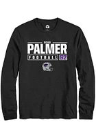 Beau Palmer  K-State Wildcats Black Rally NIL Stacked Box Long Sleeve T Shirt