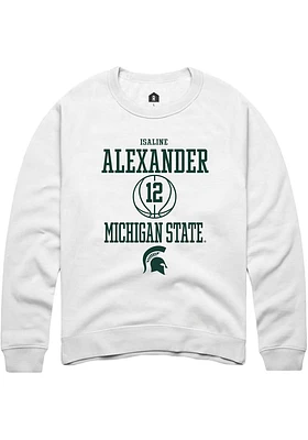 Isaline Alexander Rally Michigan State Spartans Mens NIL Sport Icon Long Sleeve Crew Sweats