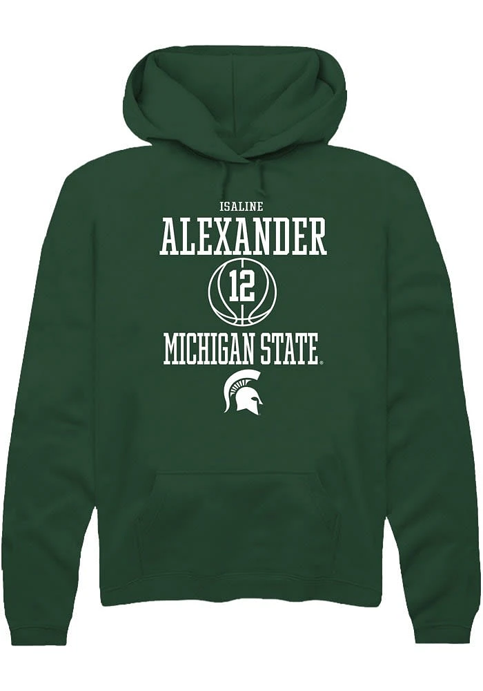 Isaline Alexander Rally Michigan State Spartans Mens NIL Sport Icon Long Sleeve Hoodie