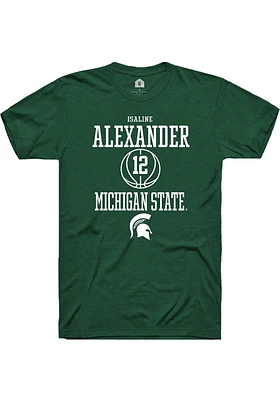 Isaline Alexander Michigan State Spartans Rally NIL Sport Icon Short Sleeve T Shirt