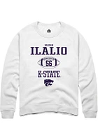 Damian Ilalio Rally K-State Wildcats Mens NIL Sport Icon Long Sleeve Crew Sweatshirt