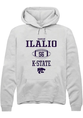 Damian Ilalio Rally K-State Wildcats Mens NIL Sport Icon Long Sleeve Hoodie