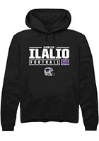 Damian Ilalio Rally K-State Wildcats Mens NIL Stacked Box Long Sleeve Hoodie