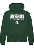 Isaline Alexander Rally Michigan State Spartans Mens NIL Stacked Box Long Sleeve Hoodie