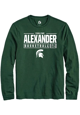 Isaline Alexander Michigan State Spartans Rally NIL Stacked Box Long Sleeve T Shirt