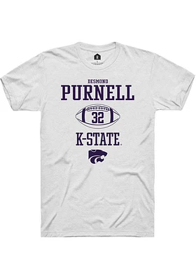 Desmond Purnell K-State Wildcats Rally NIL Sport Icon Short Sleeve T Shirt