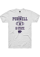 Desmond Purnell K-State Wildcats Rally NIL Sport Icon Short Sleeve T Shirt
