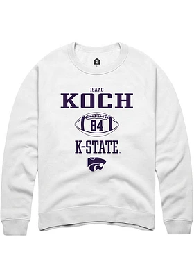 Isaac Koch Rally K-State Wildcats Mens NIL Sport Icon Long Sleeve Crew Sweatshirt