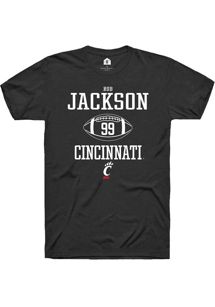 Rob Jackson Cincinnati Bearcats Rally NIL Sport Icon Short Sleeve T Shirt